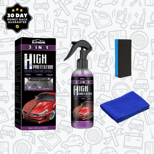 GloShield™-3 In 1 Car Ceramic Coating Spray | 70% OFF TODAY!